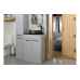 Pilton 610mm Two Door Floor Standing Unit and Basin Gloss Grey